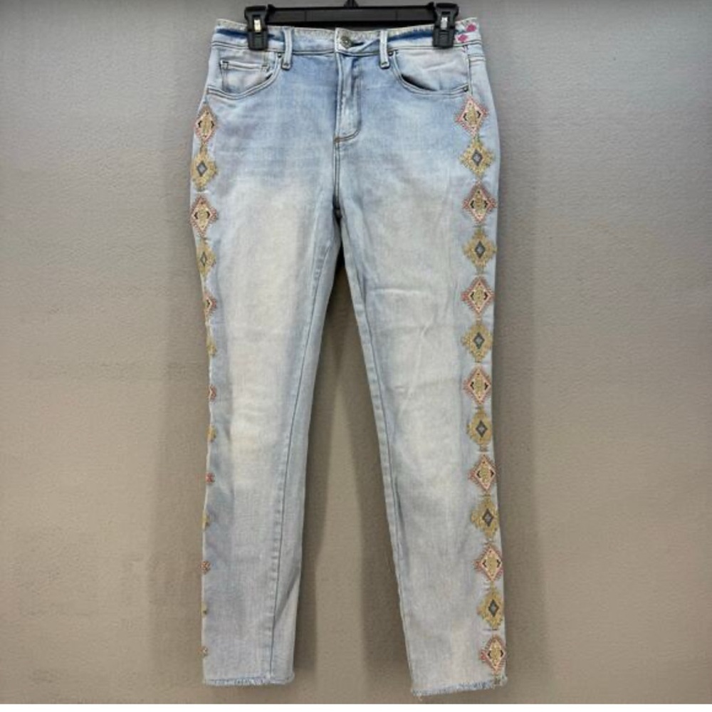 DRIFTWOOD Jackie High Rise Western Embroidery jeans